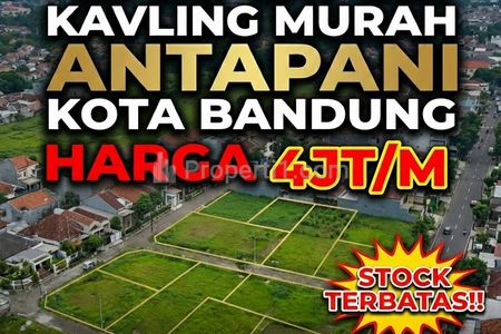 Jual Tanah Murah Meriah di Antapani Bandung