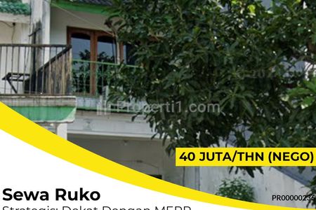 Disewakan Ruko Lokasi Strategis di Raya Kalijudan, Mulyorejo, Surabaya Timur