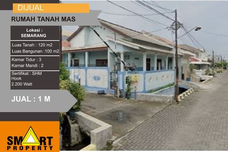 Jual Rumah Tengah Kota, Lingkungan Ramai, dekat Kucingan DotCom di Tanah Mas Semarang