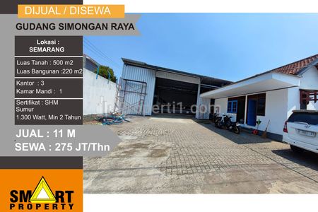 Sewa Gudang Jalan Simongan Raya Semarang
