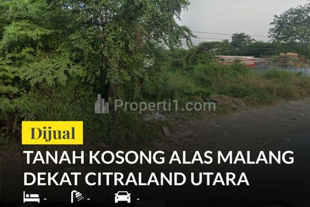 Dijual Tanah Alas Malang Surabaya Barat Dekat Citraland Northwest