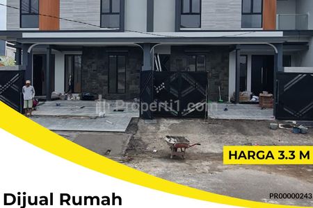 Dijual Rumah Sutorejo Prima Selatan, Mulyorejo, Surabaya Timur - Kondisi Baru Gress, Row Jalan 3.5 Mobil, Bisa KPR