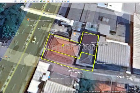 Dijual Cepat Lahan & Gedung Kantor 2 Lantai di Ciracas Jakarta Timur