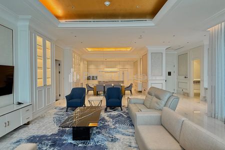 For Lease Apartment St. Regis Residence, Setiabudi Jakarta Selatan - Type 3+1 BR 370m2 with Luxurious Interior Furnished