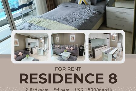 Disewakan Residence 8 Senopati Tipe 2BR Fully Furnished & Prime Location