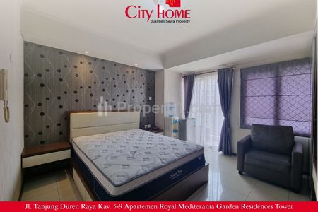 For Rent Apartment Royal Mediterania Garden Residences - Studio Furnished Siap Huni