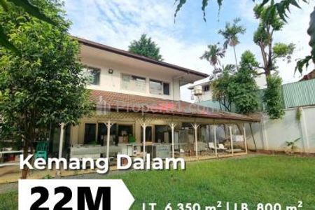 Jual Rumah Kemang Dalam Jakarta Selatan Halaman Luas 4+1 Kamar Unfurnished