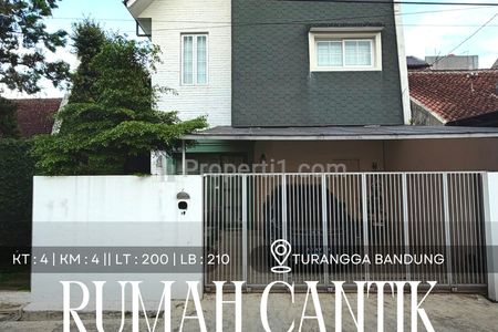 DIJUAL RUMAH CANTIK SIAP HUNI SEMI FURNISHED