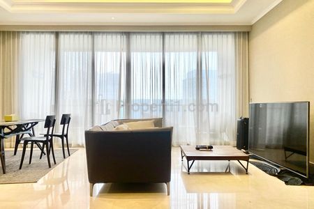 For Rent Luxury Apartment at District 8 Type 3+1BR Full Modern Furnished - Prime Location in South Jakarta