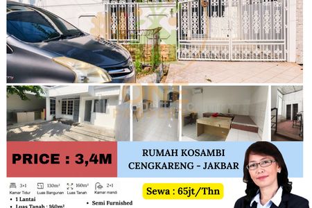 Disewakan Rumah Kosambi Baru, Cengkareng - Jakarta Barat