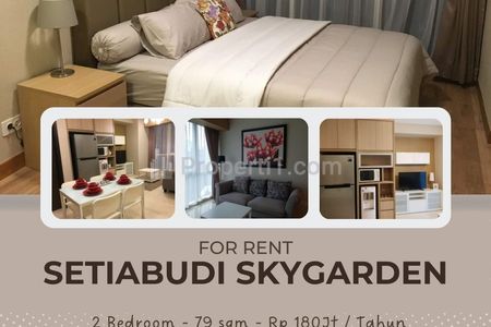 Disewakan Apartemen 2 BR Furnished di Setiabudi Sky Garden, Strategic Location Near Sudirman & CBD