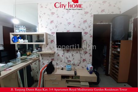 For Sale Apartment Royal Mediterania Garden Residences - 2 BR Siap Huni Furnished