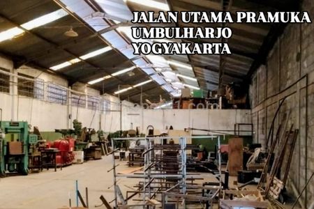 Jual Gudang Strategis di Jalan Pramuka Umbulharjo Yogyakarta