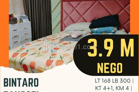 Jual Rumah Tangsel Bintaro 2 Lantai Bagus Full Furnished Dekat Pintu Tol Parigi