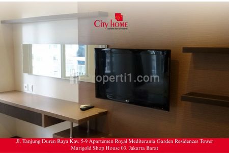 Jual Apartemen Studio Furnish - Royal Mediterania Garden at Podomoro City