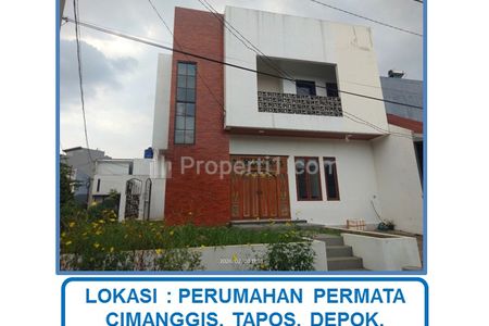 Jual Cepat Harga Spesial Rumah Baru Hook 2 Lantai di Perumahan Permata Cimanggis, Tapos, Bogor