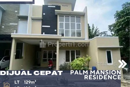 Dijual Rumah Cluster Palm Mansion Residence Siap Huni di Pondok Kelapa Jakarta Timur