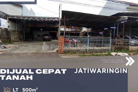 Dijual Tanah Pinggir Jalan Ramai di Jatiwaringin Pondok Gede Bekasi