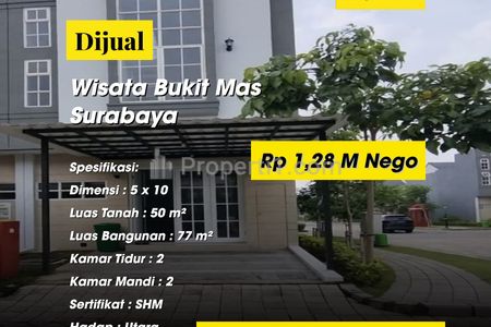 Dijual Rumah Wisata Bukit Mas Lidah Wetan Surabaya Barat