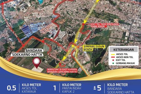 Dijual Gudang Baru Jalan Salembaran Kosambi Royal Kosambi