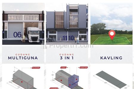 Dijual Gudang Baru Duta Indah Starhub di Jalan Saluran Irigasi, Benda, Tangerang