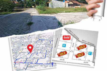 Dijual Tanah Kavling Siap Bangun SHM Dekat Pemda Sleman