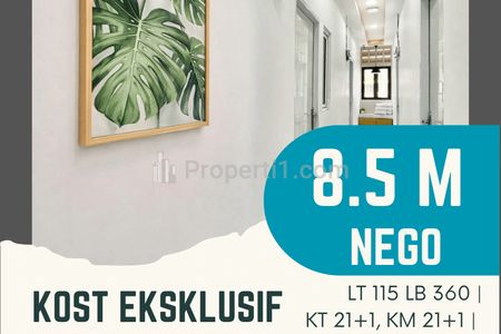 Jual Cepat Rumah Kost di Tomang Jakarta Barat Full Furnished Dekat ke Central Park