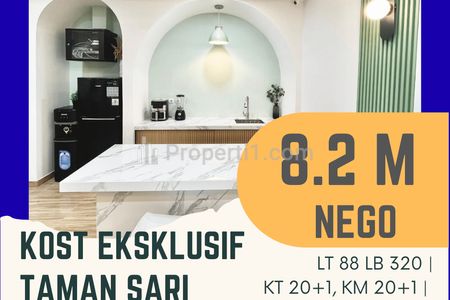 Jual Rumah Kost Modern Premium Jakarta Barat Taman Sari 4 Lantai Siap Huni Full Furnished Dekat ke Stasiun MRT