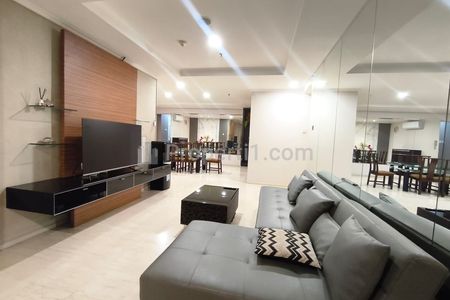 Premium Apartment for Rent at FX Residence (Connecting Mall), Jakarta Pusat – Type 3+1 BR Furnished Private Lift Luas 150m2