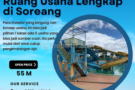 Dijual Ruang Usaha Strategis 1 Kawasan 5 Usaha di Soreang, Bandung