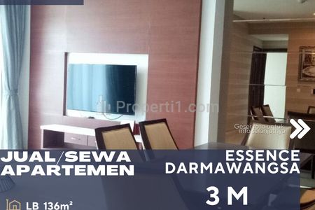 Dijual Apartemen Essence Darmawangsa 3+1BR Fully Furnished View Bagus