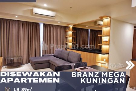 Disewakan Apartemen Branz Mega Kuningan 2BR Full Furnished Lokasi Strategis CBD Kuningan