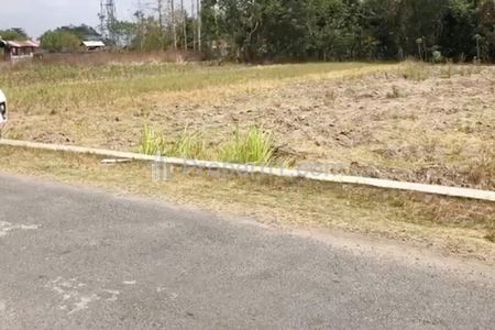 Tanah Dijual di Sleman Yogyakarta Dekat RSUD Prambanan, Bandara Adisutjipto