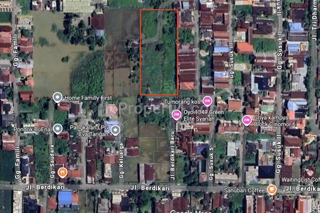 Jual Tanah 5540m2 Daerah Strategis USU Medan