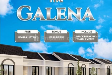 Jual Rumah Subsidi Type Galena Pondok Permata Bekasi