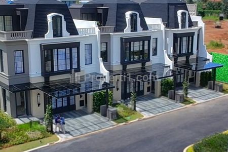 Jual Rumah Exclusive di Gading Serpong Cluster Bellefont Tipe 4 Kamar Tidur - Bebas Banjir Parisian Clasic Start From 4,2 Miliar + PPN DTP