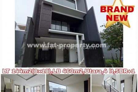 Jual Rumah Mewah Baru di Taman Permata Buana Cluster Land D Jakarta Barat - 5+1 Kamar Tidur BRAND NEW! MURAH!