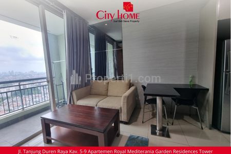 Disewakan Apartemen 1 Bedroom Furnish di Central Park Residence - Murah!!!