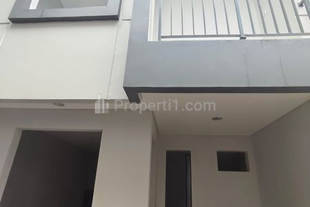 Dijual Rumah Baru LT 24 m2 di Gg Motor Utan Kayu, Jakarta Timur