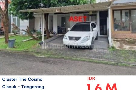 Dijual Lelang Murah Rumah BSD Cluster The Cosmo , Tangerang