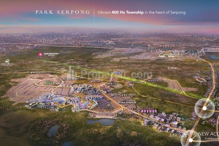 Dijual Rumah Baru di Jalan Raya Legok Park Serpong Wonder Collection Type Treetops Beverly Livin, Tangerang