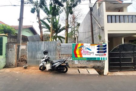 Dijual Tanah Kebun / Bekas Kantor Marketing di Jl. Lebak Asih (Depan Pasar Jatiasih) Bekasi