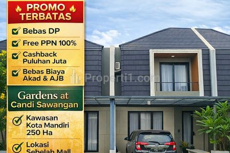 Dijual Cepat Rumah 3 BR Gardens at Candi Sawangan Depok