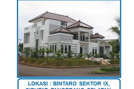 Jual Cepat Harga Spesial Rumah Hook 3 Lantai di Graha Taman Bintaro Jaya Sektor 9, Pondok Aren, Tangerang Selatan
