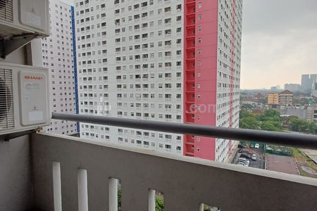 Disewakan Apartemen Green Pramuka City Tipe 2BR Furnished – Nyaman, Luas, Lokasi Strategis Jakarta Pusat