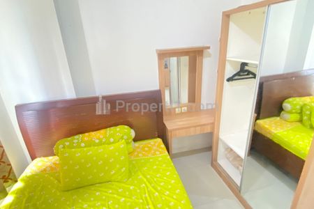 Sewa Apartemen 2 BR Full Furnished Siap Huni Murah di Green Pramuka City 