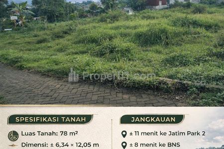 Dijual Tanah di Batu Tlekung Dekat Jatimpark 2