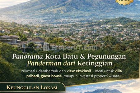 Dijual Tanah Kavling Perbatasan Karangploso Batu, Luas Tanah 150