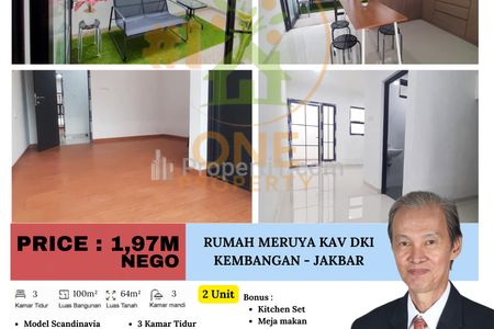 Dijual Rumah Baru di Meruya Utara, Kav DKI – Jakarta Barat