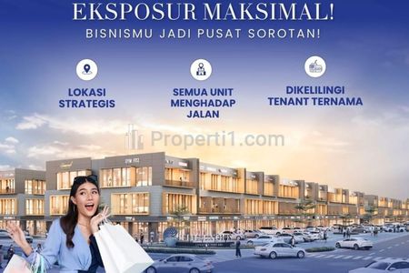 Dijual Ruko Baru di Jalan Jalur Utama Boulevard BSD The Exquis Business